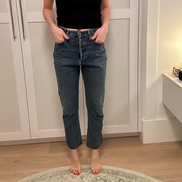 Cropped Agolde Jeans - Picture 1 of 6